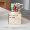 French Girl Heart Water Cup Girls Office Ceramic Couple High Value High Sense Coffee Cup