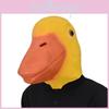 Bezaubernde Gelbe Enten Charakter Maske Stilvolles Kostüm Requisit Für Halloween Und Festlichkeiten