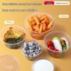 Boyiduo Contenant Alimentaire Rectangulaire Jetable avec Couvercle, 1000ml, Pack de 50