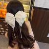 Fashion Temperament Bow Hairpin For Women Girls Bowknot Ribbon Ponytail Hair Claw Sweet Shark Clip Hair Accessories