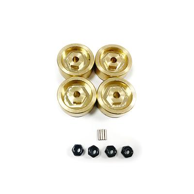 RCGOFOLLOW 4piece Brass Strong Wheel Hex Mount For 1/18 Adapter HOBBYPLUS 1810178 RC Car Part RC Car Accessories