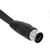 Kabel Audio 30CM 5-Pinowy Męski DIN do 4 RCA Żeński