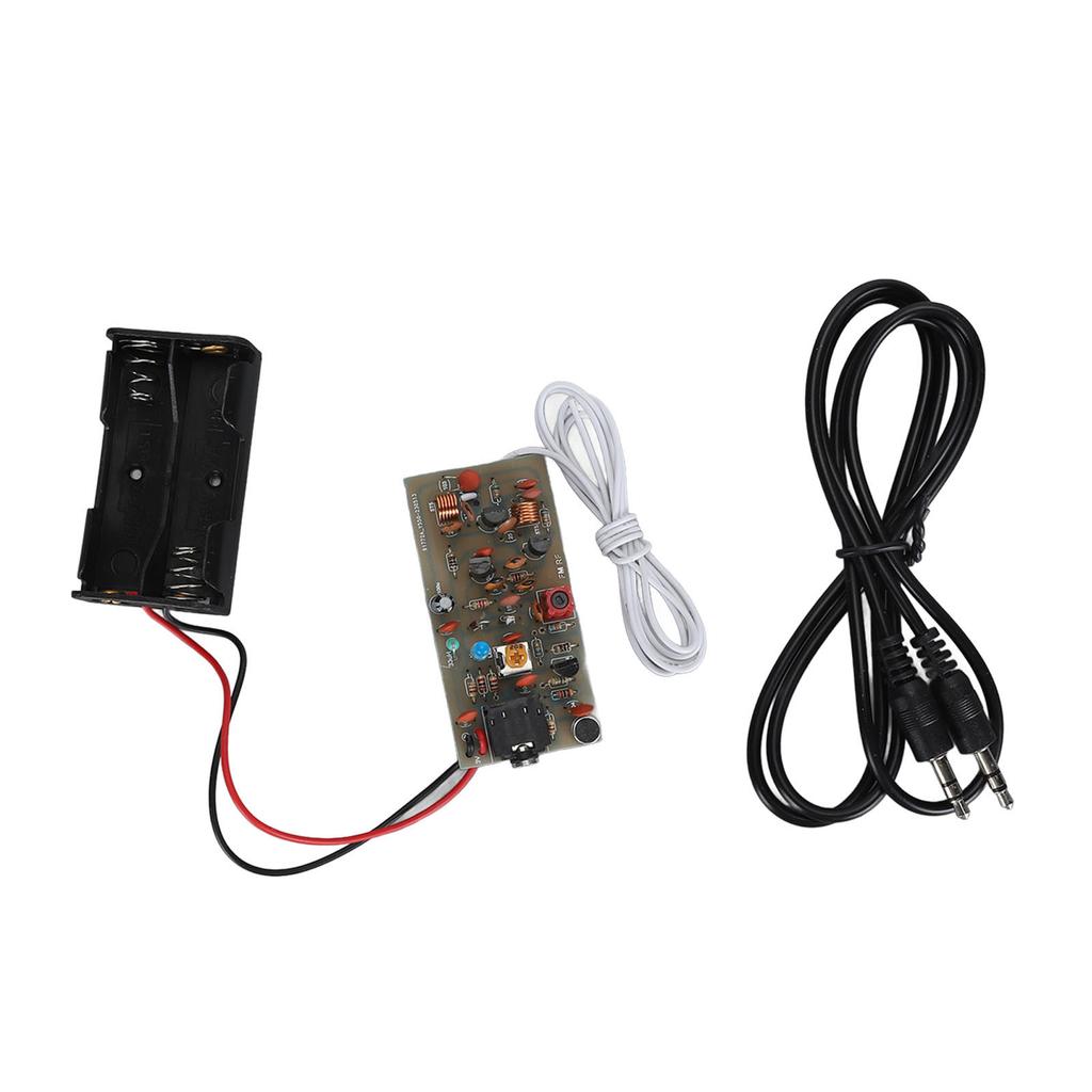 FM Transmitter Module Kit Adjustable Wireless Microphone Board Frequency PCB Board for Electronic