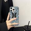 Classic Famous Brand H-HurleyS Logo For IPhone 16 15 14 13 12 11 17 Pro Max Plus Wave Corrugated Phone Case Anti Drop Cover
