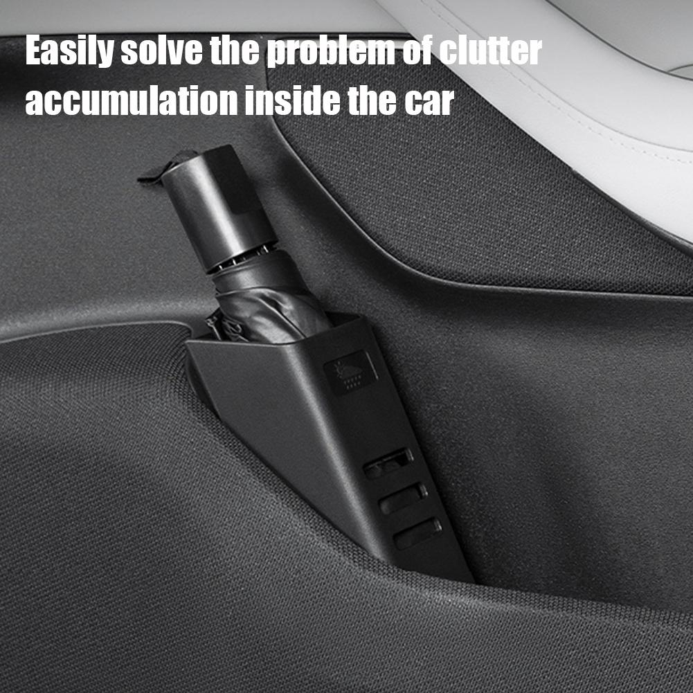 Car Trunk Umbrella Holder Organizer Back Seat Door Side Hanging Storage Box Anti-drip Umbrella Stand Auto Interior Accessories