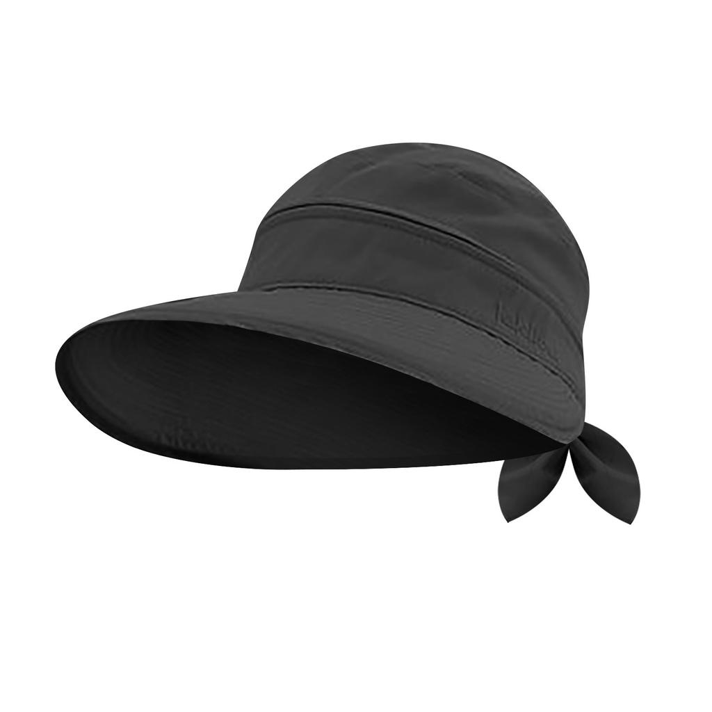 Hatt Dame Sommer Glidelås Avtakbar Tom Topphatt Utendørs Sykling Solhatt Damehatt Ansiktsdekkende Solhatt