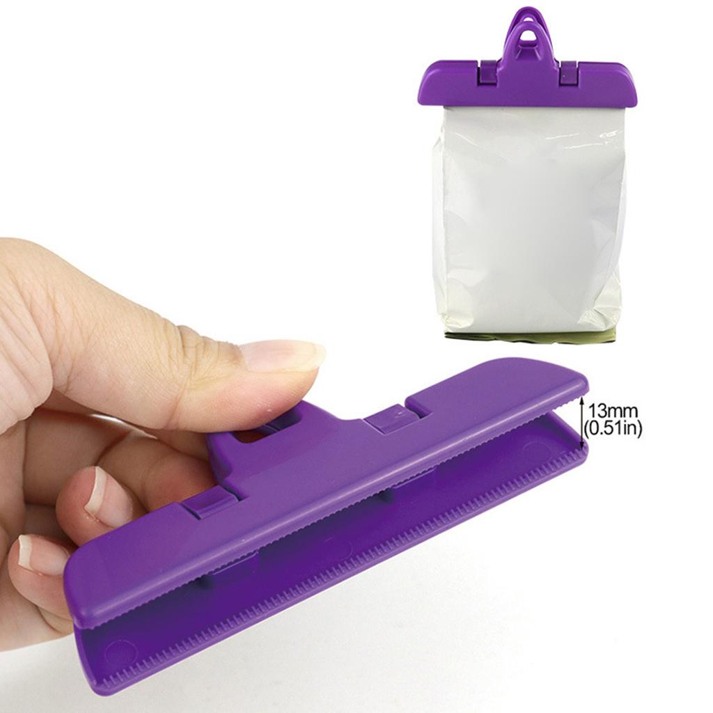 Pack of 10 Food Storage Bag Clip Preserve Snacks with Sturdy ABS Materials Accessory for Home and Dorm Daily Use