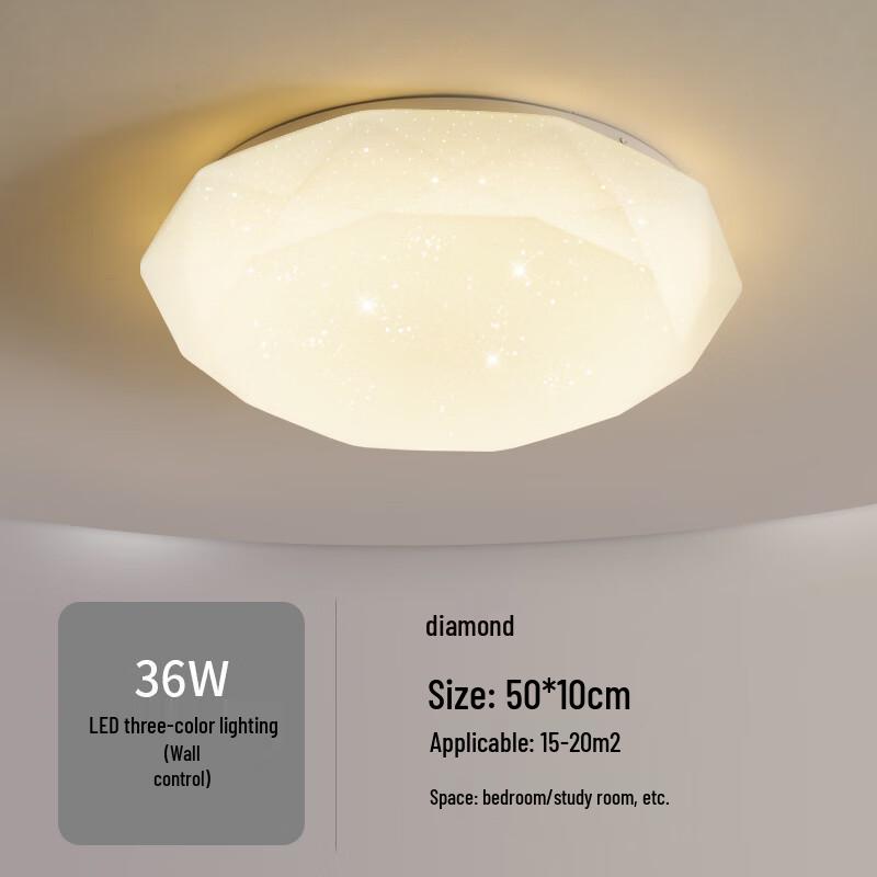 Modern Dimmable LED Ceiling Light with Remote Control