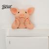 Resin Home Decoration Ornaments 3D Cute Animal Light Switch Sticker Cartoon Pig Cat Mermaid Frog Wall Small Desktop Ornament Crafts Stickers,