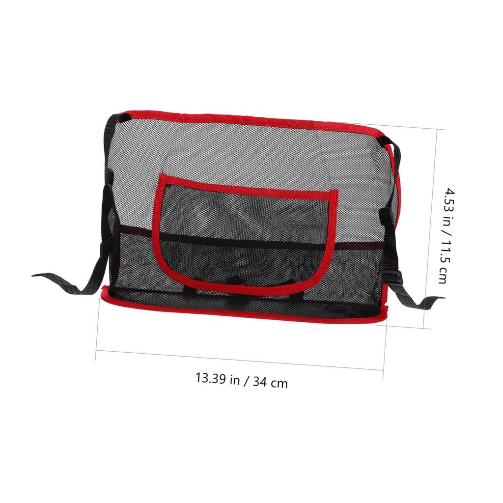 Anneome Mesh Storage Cargo Net Seat Organizer Car Wallet Net Car Wallet Purse Mesh Handbag Mesh Net