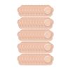 50Pcs Navel Patch Castor Oil Belly Button Patches Skin-friendly Castor Oil Therapy Pad Disposable Anti Leakage Pack Wrap for Home Travel
