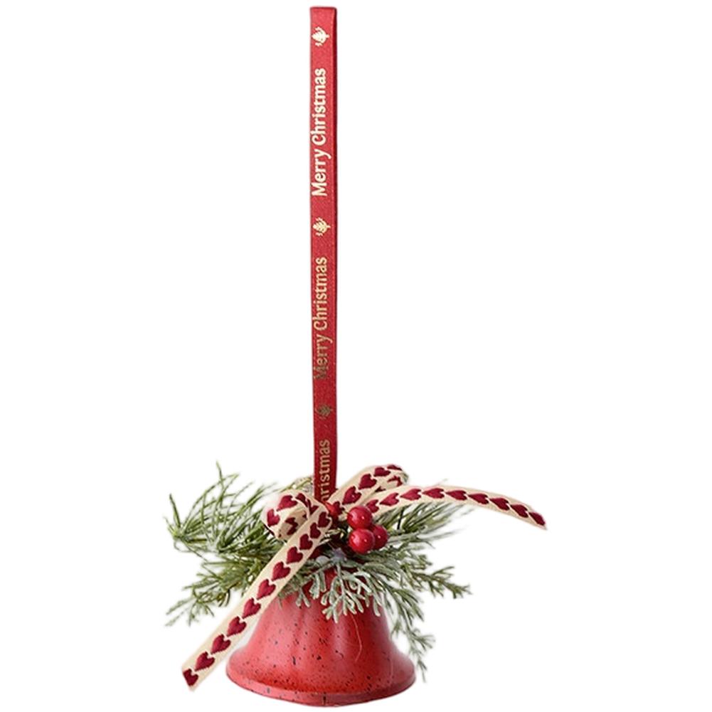 

For Christmas Tree Christmas Hanging Bells Christmas Decoration Artificial Flowers Artisanal Craftsmanship Cheerful Sounds