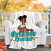 Gracie's Corner Theme Printed Blanket - Perfect for Couch, Bed, Travel & Outdoor Use | Machine Washable, Cozy & Durable.