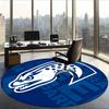 Parramatta Eels (5) Round Office Rug Decorative Floor Rug for Office Bedroom Living Room and Home Space