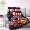 Fire Trucks A Comprehensive Guide To Their Types Uses And Safety Features Gift Customizable Blanket Customize Text Soft Cozy For Sofa Couch Office Bed