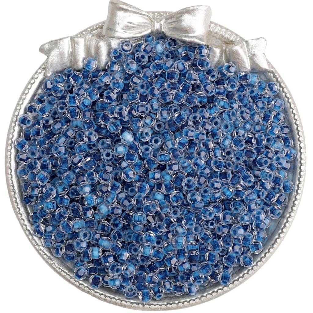 140Pcs Crystal Czech Glass Beads Ink Wash Painting Seed Beads For DIY Clothing Sewing Decor Jewelry Making