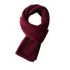 Knit Cashmere Winter Neck Gaiter Shawl Scarf for Men and Women