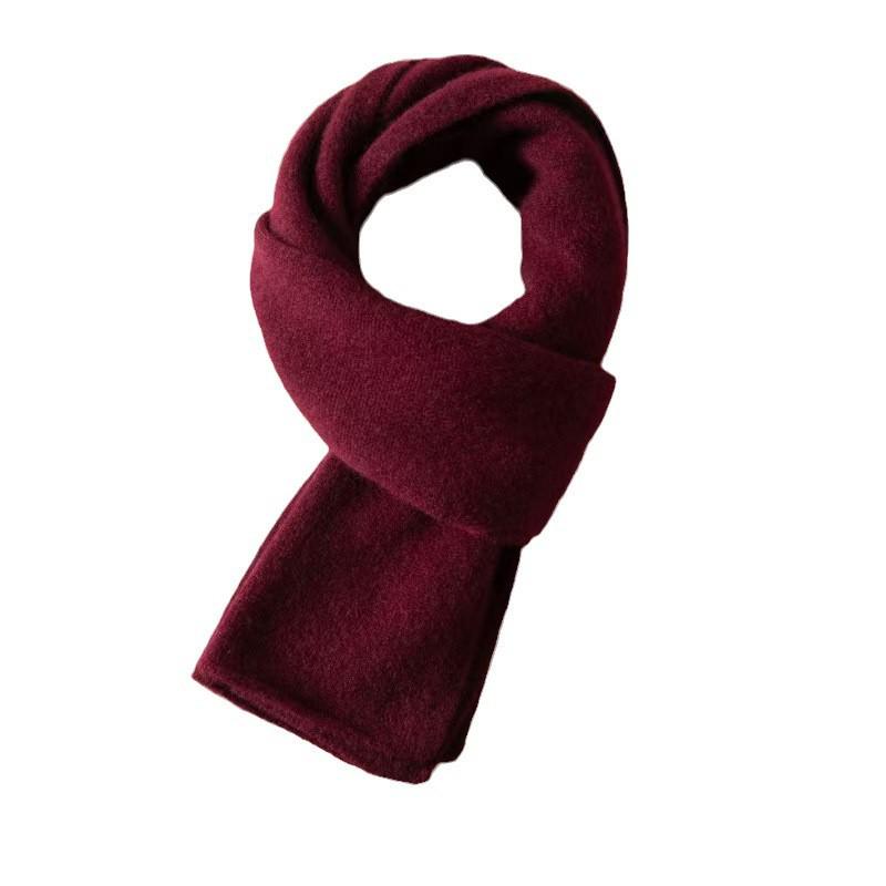 Knit Cashmere Winter Neck Gaiter Shawl Scarf for Men and Women