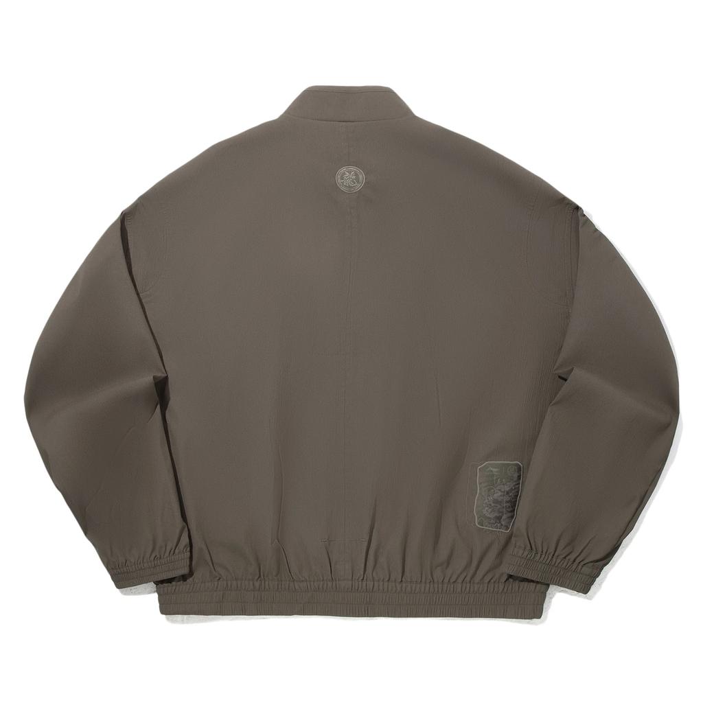 Li Ning X Jackie Chan Collaboration Kung Fu Series Casual Minimalist Sports Solid Color Stand Collar Zipper Loose Jacket Men jackets AFDV721-2