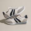 Plus-Size Casual Lace-Up Sneakers - Soft Sole, Versatile Spring & Summer Running Shoes