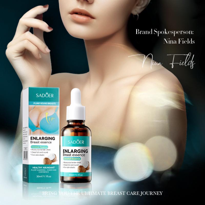 Beauty Milk Serum 30ml SADOER Coconut Extract Massage Chest Care