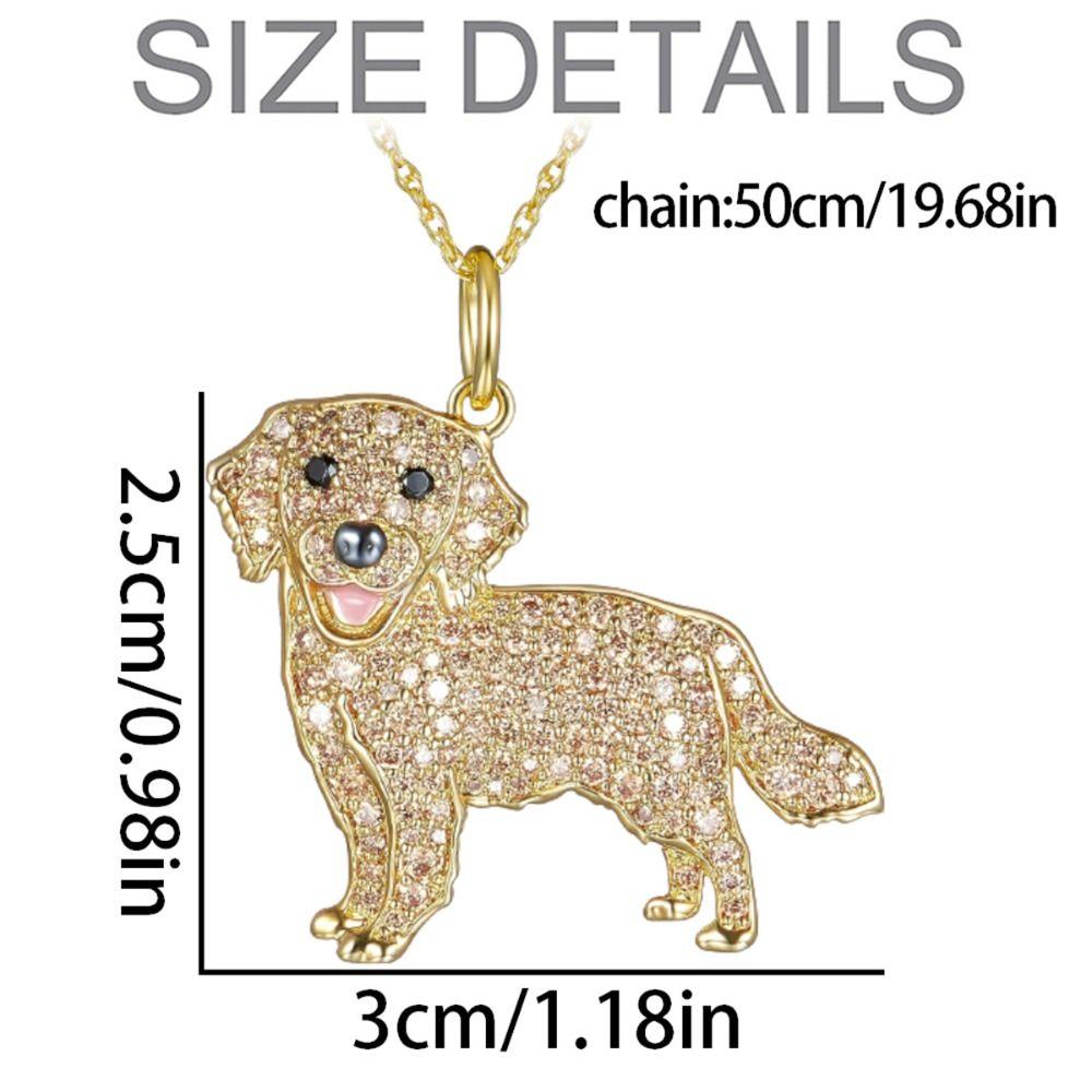 Rhinestone Beagle Pendant Shiba Inu Dog Necklace Jewelry Gift Pet Puppy Necklace Dog Lovers