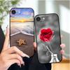 Case For iPhone SE4 Fashion Color Painted Soft Silicone Phone Coque Cover For Apple iPhone 16e 5G A3409 A3408 Shockproof  Cases