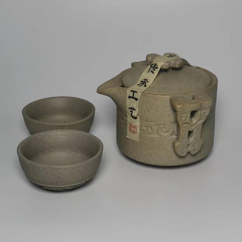 Cestovní čajový set v různých stylech, vysoké kvality, krásný a elegantní Gaiwan, čajová konvička a šálky, porcelánový čajový set, 1 čajová konvička, 1 čajový šálek