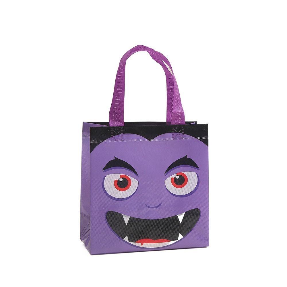 Pumpkin Non-Woven Treat Bags Loot Bag Kids Gifts Bag Packaging Halloweens Candy Bag  Children