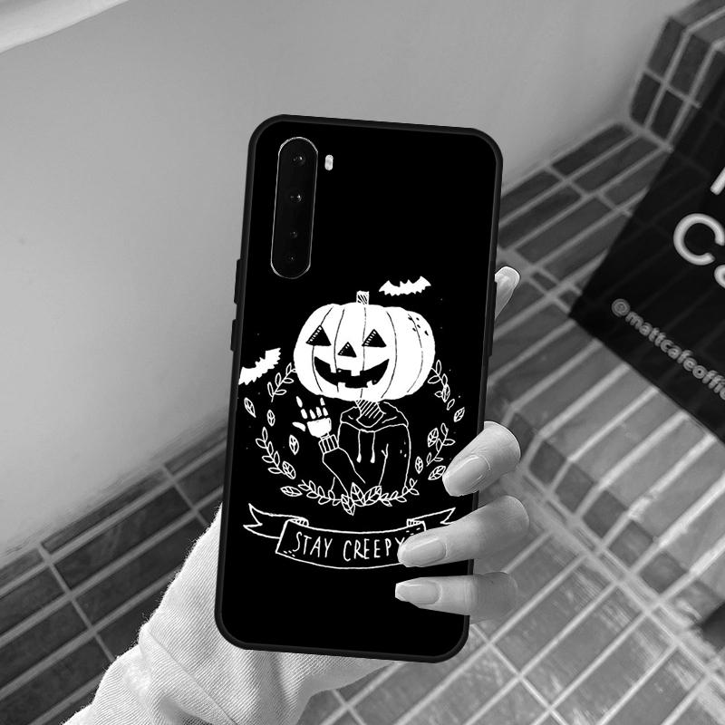 Halloween Pumpkin Horror Case For OnePlus 13R 12R 10R 13T 15 13 12 11 10T 8T Nord CE 4 3 2 Lite N20 N30 Nord 5 Cover