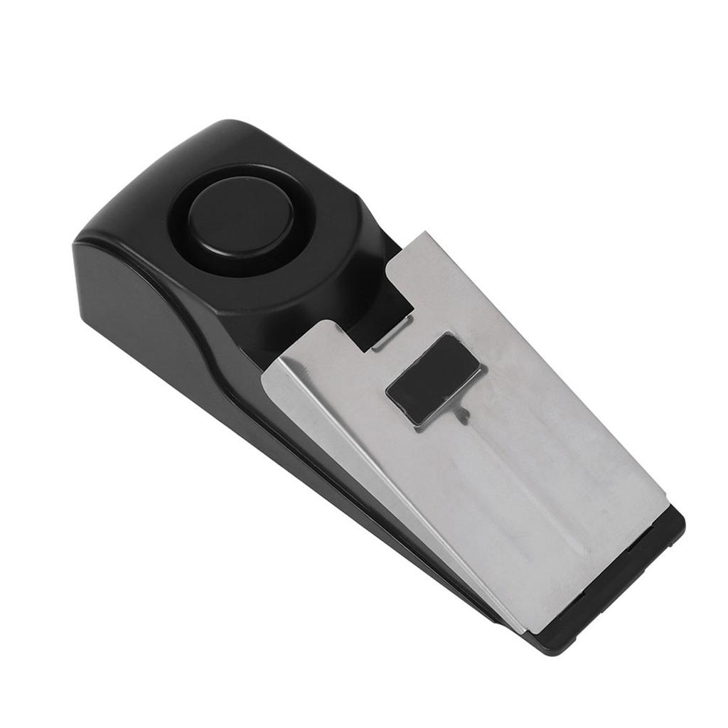 Portable Wedge Shaped Door Stop Alarm Home Travel Security System Wireless Alert Burglar 120db