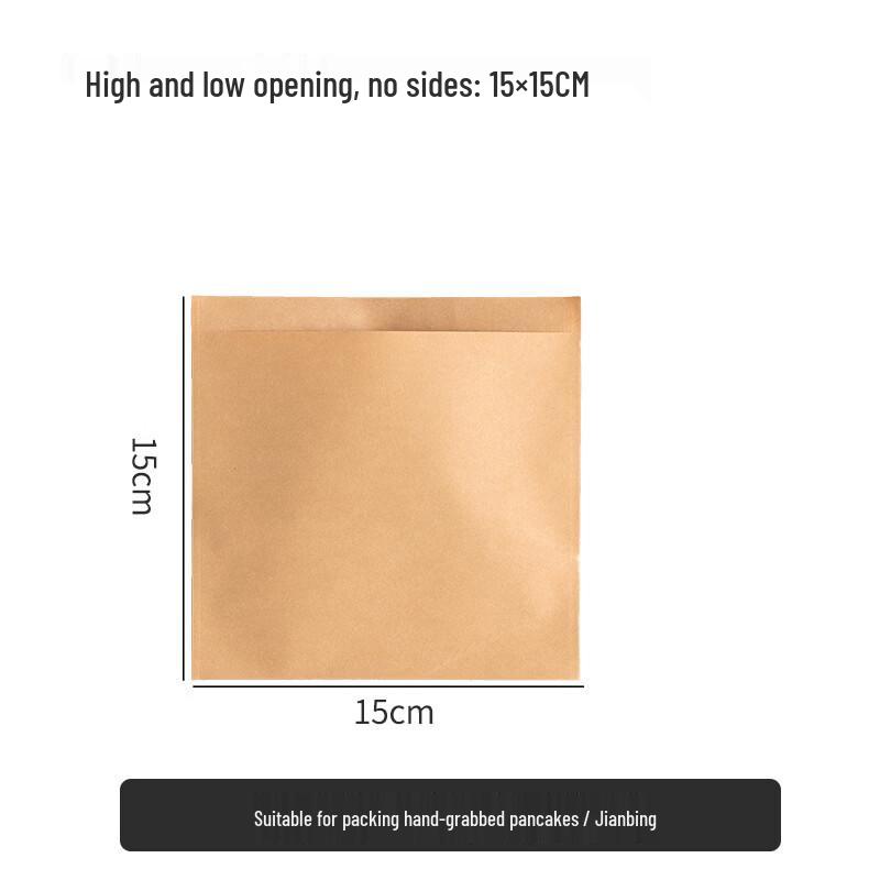 Oil-Proof Kraft Paper Snack Bags