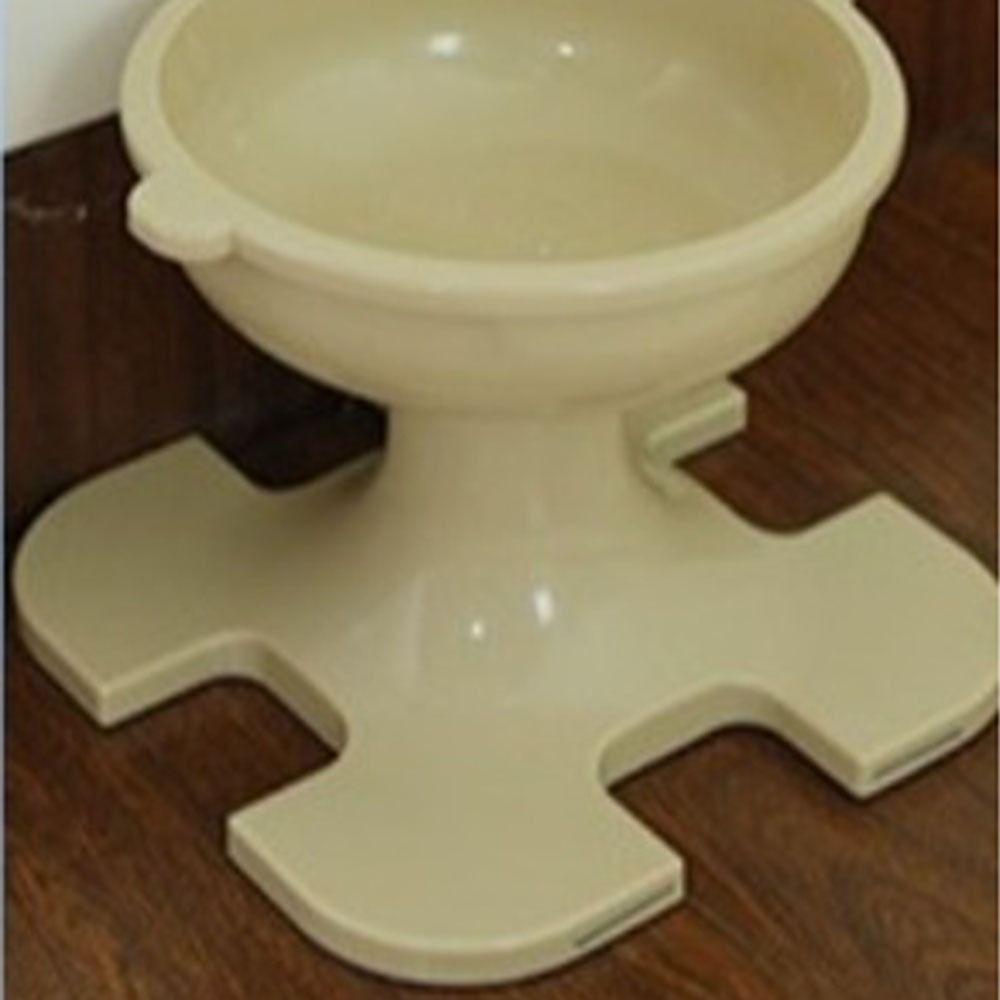 Height Adjustable Raised Cat Bowl Neck Protection Cat Food Plate Tilted Dog Feeding Bowl for Pet