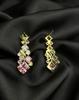 2026 Luxurious Geometric Long Zircon Dangle Earrings for Women - S925 Sterling Silver