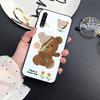 Cute Bear Duck Phone Case For Samsung Galaxy A72 A22 A21s A03 Core A52 A70 A71 A73 A53 A13 5g A03 A42 Tempered Glass Cover