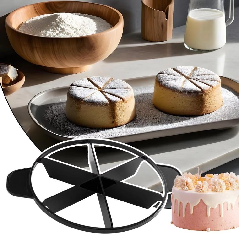 Plastic Pizza Cutting Press with Handle Bread Divider Divide Equally Pie Cutter  Restaurant