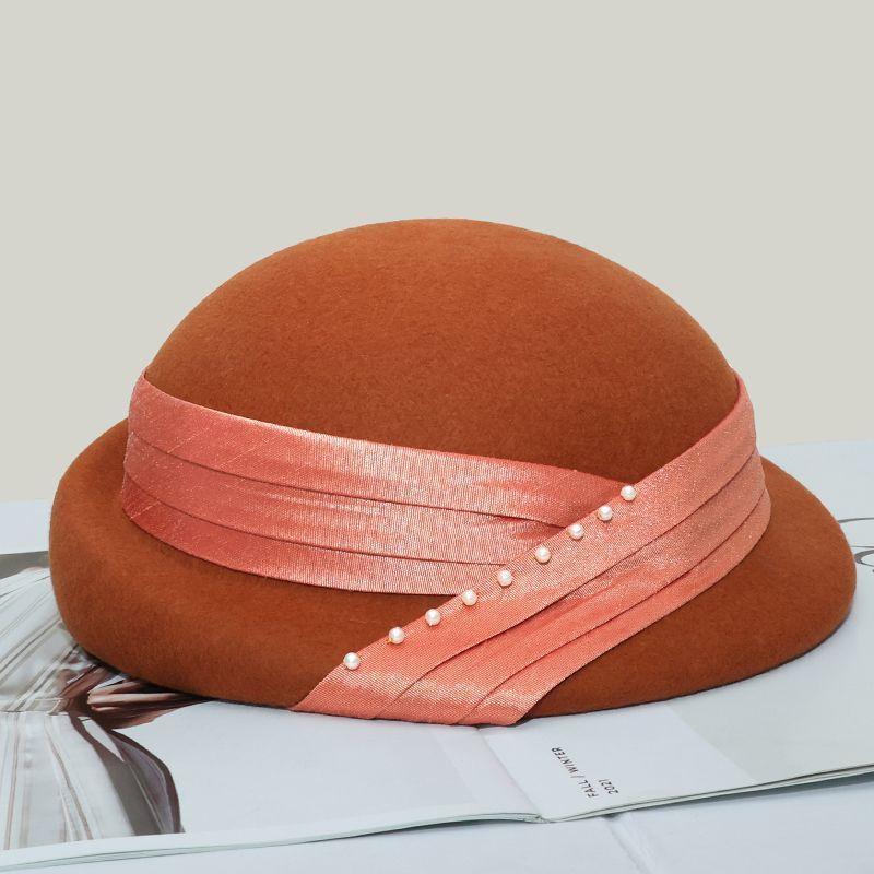 

Осень и Зима Новая Универсальная Шерстяная Шерстяная Шляпа Литературный Тренд Ретро Элегантная Британская Шляпа Берет Женский Adjustable 54-58CM