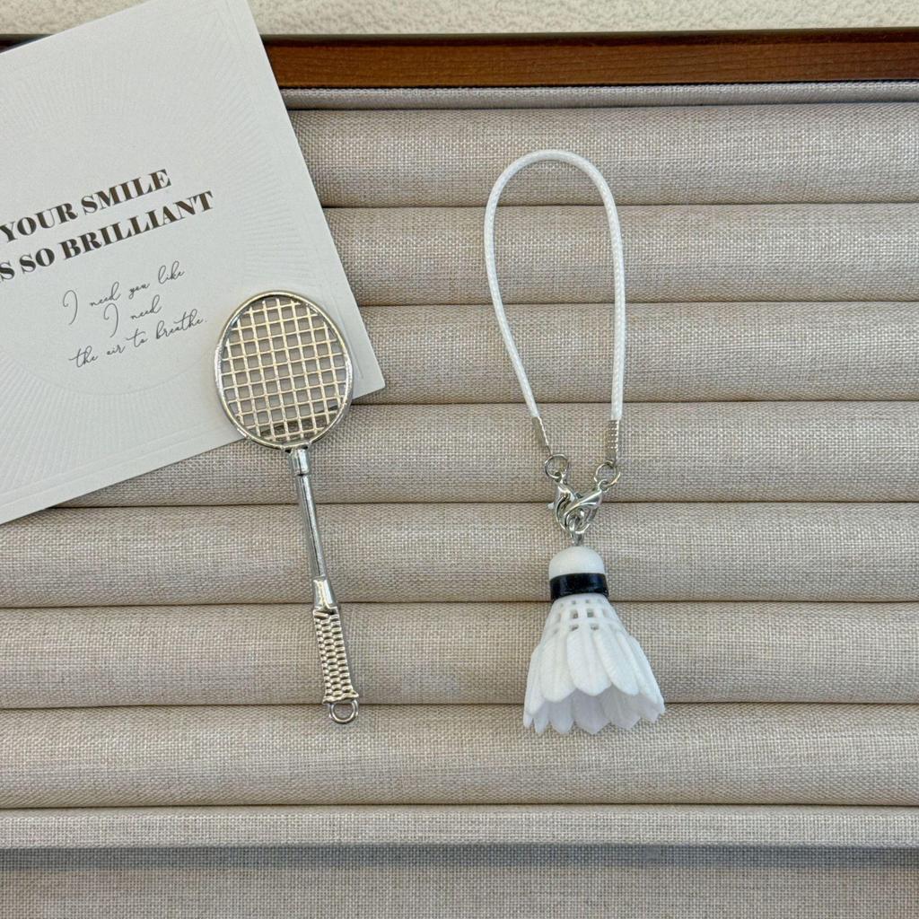 Labubu KT Doll Sports Set: Tennis, Baseball, Badminton Accessories with Pin.