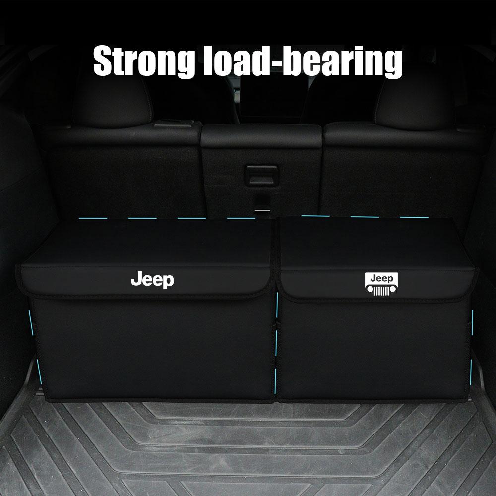 Foldable Trunk Storage Box Waterproof Oxford Cloth Car Organizer For Jeep Grand Cherokee Wrangler Renegaed Compass Trail Patriot