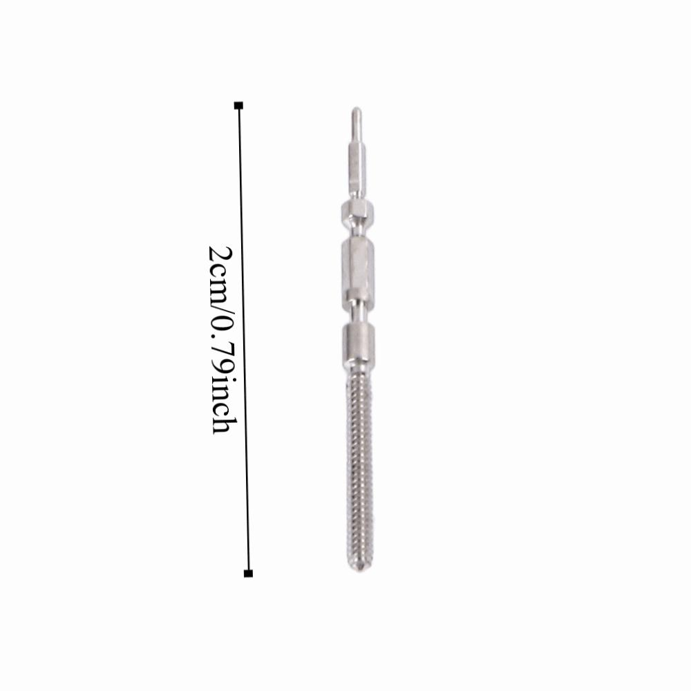 Precision Metal Watch Winding Movement Stem Silvery Watch Stem Extender Replacement Parts Watchmaker