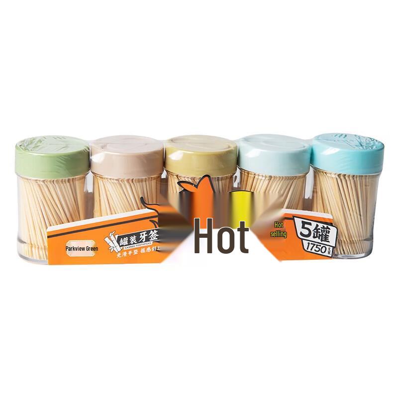 Disposable Ultra-fine Bamboo Toothpicks Set