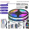 Bluetooth RGB Light Strip - 5V USB, Seven Colors, Self-Adhesive, Ideal for TV Backlights and Gaming Rooms.