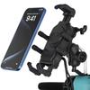 Motorcycle Phone Mount with 15W Wireless Charging & Vibration Dampener,AntiTheft, AntiShake, Adjustable Phone Holder