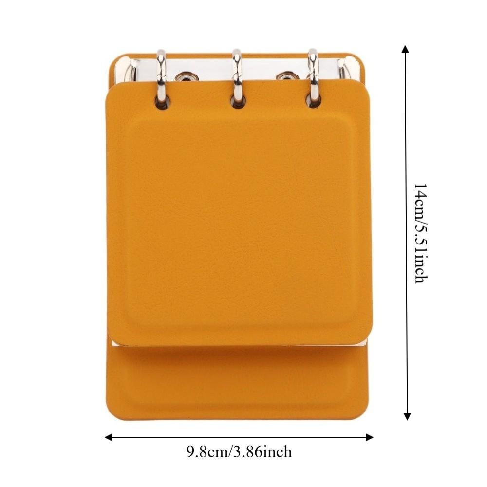 Minimalist Stylish Portable Notebook Leather Simple Compact Pocket Notebook Multi Functional Convenient A7 Note Book Gifts