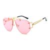 Luxury Designer Women Sunglasses Vintage Rimless Ladies Fashion Sun Glasses New  Summer Shades