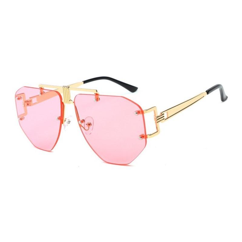 Luxury Designer Women Sunglasses Vintage Rimless Ladies Fashion Sun Glasses New Summer Shades