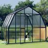 Day and Night - Day and Night Greenhouse with Anthracite Gray Aluminum Structure 6.43 M²
