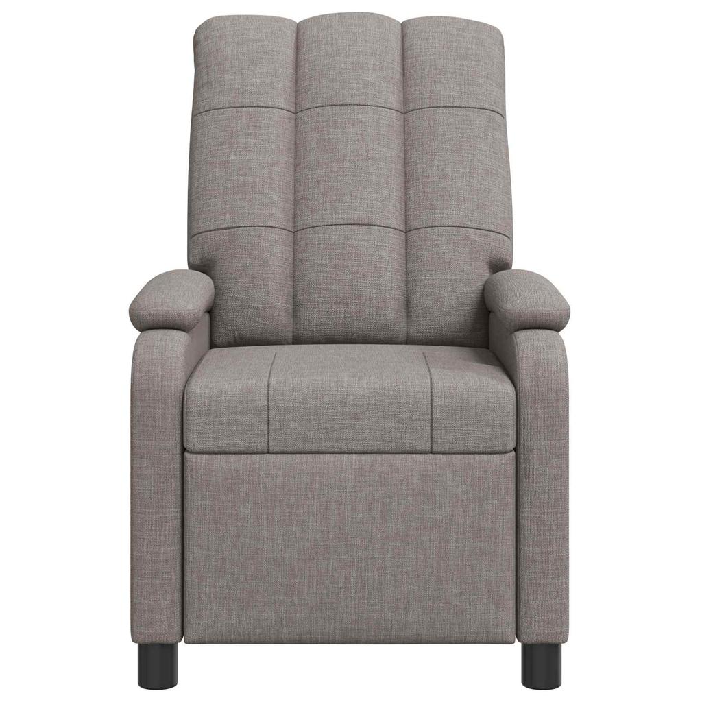 Recliner Taupe Fabric
