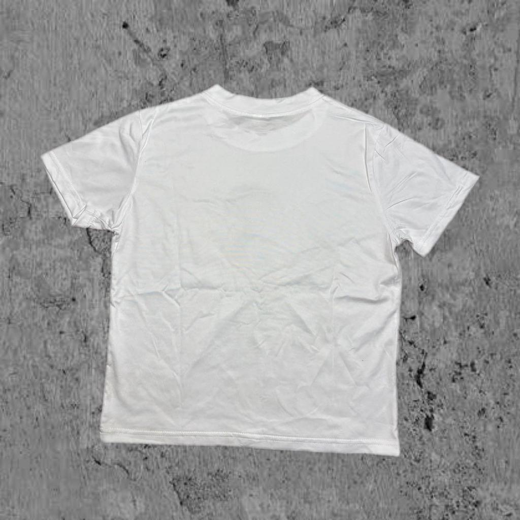 [USED] Anime Illustration T-Shirt Skeleton Character White Size Small Y2K Subculture