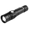 USB Highlight Handy Powerful Aluminum Alloy Flashlight Power Tips Long-range Zoom Mini Small